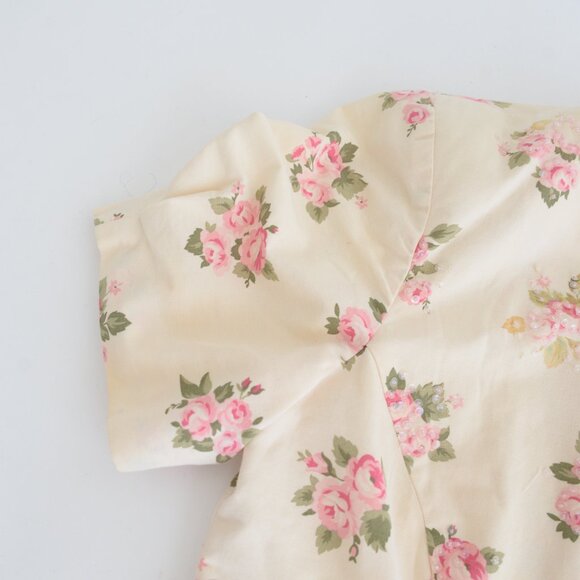 Liz Claiborne Rose Print Blazer - Cream and Pink - Picture 6 of 16